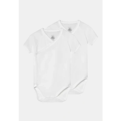 Immagine di Petit Bateau Naiss 2 PACK Unisex Body per bambini, Taglia: 44, White
