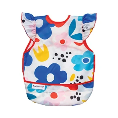 Immagine di Tiny Twinkle ABR 08 Bavaglino Design in Repeltex Impermeabile Smanicato Modern Floral 80 g