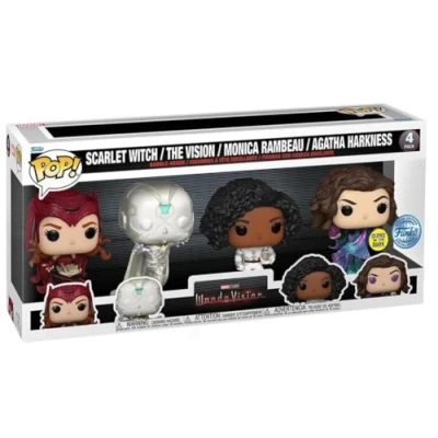 Immagine di Funko POP! Movie Set di 4 statuette Wanda Vision Glow