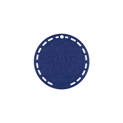 Immagine di Le Creuset Trivet Flower Azure Silicone ø 20 cm