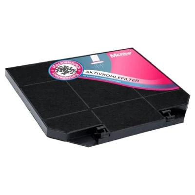 Immagine di McFilter 1x Filtro a carbone attivo per cappa da cucina EFF72, adatto Bosch 00668491, AEG 9029793636, Faber 112.0157.243, 003.953.51, NYTTIG FIL 650
