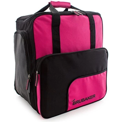 Immagine di Brubaker &#039;Super Function 2.0&#039; Borsa per Scarponi da Sci con Scomparto Casco Colore Fucsia/Nero