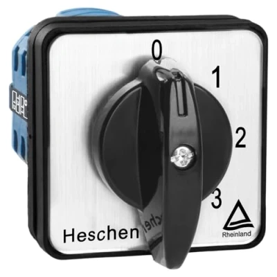 Immagine di Heschen Interruttore universale di commutazione SZW26 20/0 4.4 660 V 20 A, 5 Posizioni, 4 Fasi, 16 Terminali CE