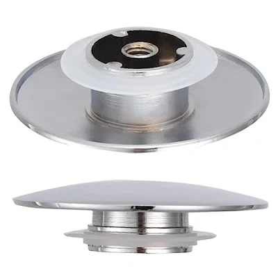 Immagine di MDYNI 2 pezzi tappo di scarico per lavandino da 66 mm parti ricambio del bagno plug bath sigillato con guarnizione in gomma pop up lavabo rubinetto
