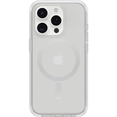 Immagine di Otterbox Symmetry MagSafe PC Back Cover Trasparente Apple iPhone 15 Pro