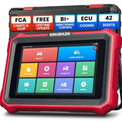 Immagine di KINGBOLEN K8 Elite OBD2 Auto Diagnostica, Bidirezionale Diagnosi in Italiano, Codifica ECU online, Diagnostica avanzata del sistema, 34+ Reset, FCA SGW, CANFD&amp;DOIP, 2 Anni di Aggiornamento