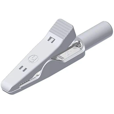 Immagine di SKS Hirschmann MA 1 ws Morsetto a coccodrillo Connettore 2 mm CAT I Bianco