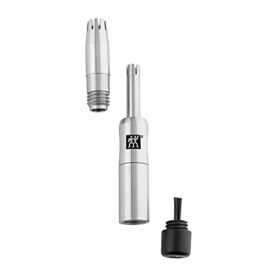 Immagine di ZWILLING Tagliapeli per naso e orecchie, formato da viaggio, interno, lame rotanti, sicuro usare, ipoallergenico, premium, argento, 80 mm