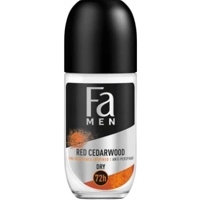 Immagine di Fa, Deodorante, Deodorante antitraspirante roll on per uomo Red Cedarwood 50ml (Roll on, 50 ml)