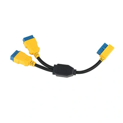 Immagine di OURANTOOLS OBD 2 Splitter Cavo Prolunga II 16 Pin Adattatore 1 Maschio a Femmina Veicoli Estensione Connettori per Auto Diagnostico Scanner Strumento/Lettore di Codice