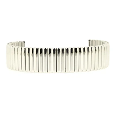 Immagine di Eichmüller Nastro flessibile in acciaio inox lucido/opaco/rivestimento PVD, argento lucido, 20mm, Bracciale