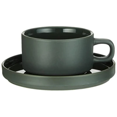 Immagine di Blomus Cups and Saucer Pilare Agave Green 170 ml 2 Pieces