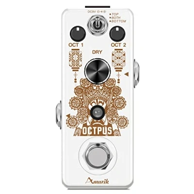 Immagine di Amuzik Guitar Octave Effect Pedal For Electric Precise Polyphonic Effects Generator Octpus Pedals
