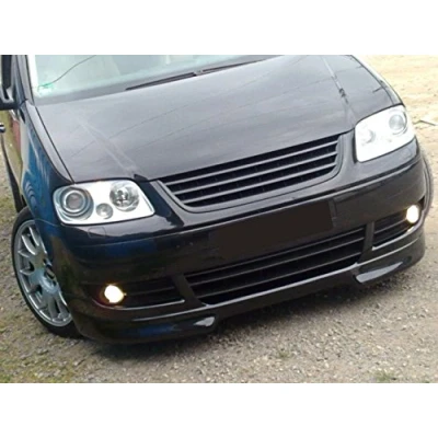 Immagine di Griglia Anteriore Maschera Calandra Nero Opaco Per VW Touran 1T Caddy 2K 03 10