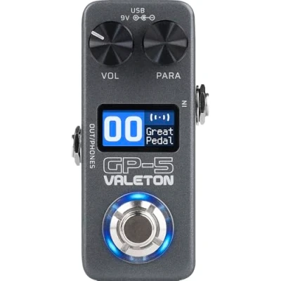 Immagine di Valeton Processore multi effetti compatto GP 5 SnapTone e caricatore IR, oltre 100 effetti, Bluetooth, interfaccia audio USB