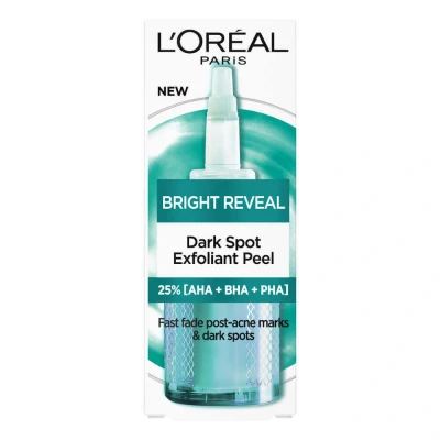 Immagine di L&#039;Oréal Paris, Pulizia viso, Peeling esfoliante per macchie scure Bright Reveal (Esfoliazione, 25 ml)