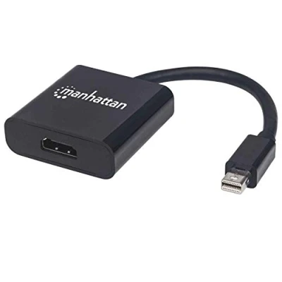 Immagine di Manhattan 152570 Mini DisplayPort Adattatore [1x Spina 1x Presa HDMI] Nero Schermato, Certificato UL 15.00 cm