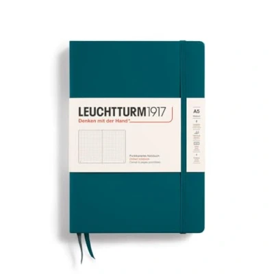 Immagine di LEUCHTTURM1917 359696 Taccuini Medium (A5) Copertina rigida, 251 pagine numerate, Puntini, Pacific Green
