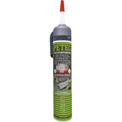 Immagine di PETEC 97820 Sostanza sigillante 60C +260C Cartuccia 200 sempre elastico, resistente all&#039;olio Rosso