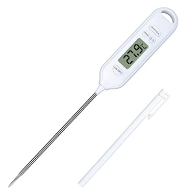 Immagine di Termometro Cucina,Termometro da Cucina Digitale a Lettura Instantanea Display LCD con Sonda Lunga 13.5cm per Cucina,Carne,Latte, Olio Frittura, Liquidi, Cibo, Barbecue