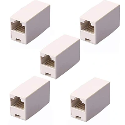 Immagine di SIENOC 5Pack Connettore Cavo di Rete Cat5 8P8C Rj45 Modulo Prolunga Ethernet Femmina Accoppiatore LAN per Estendere i Cavi