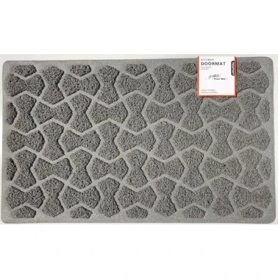 Immagine di Nicoman Zerbino a forma di fiocco, utilizzabile solo per esterni, lavabile in lavatrice, 75 x 44 cm, colore: Grigio