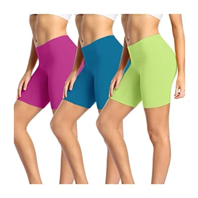 Immagine di wirarpa Pantaloncini Sottogonna Boxer Donna Cotone Vita Alta Mutande Shorts Elasticizzati 3 Pezzi