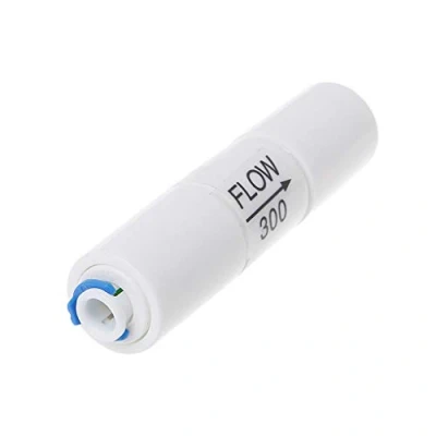 Immagine di Fivekim Limitatore di flusso da 3,6 cm, 300 cc, per sistemi a osmosi inversa RO, depuratore d&#039;acqua, accessori valvole proporzionali, colore bianco