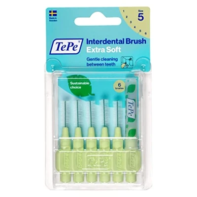 Immagine di Scovolino Extrasoft Verde 0,8 Tepe 6 Pezzi