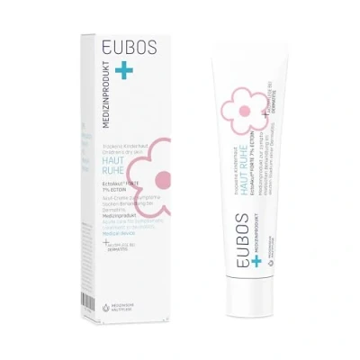 Immagine di Eubos Pace della pelle EctoAkut forte 7% Ectoin 30 ml per pelli sensibili e secche di bambini Efficacia confermata clinicamente Dispositivo medico la cura intensiva il
