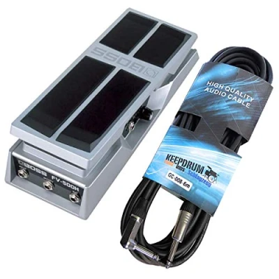 Immagine di Boss FV 500H Pedale di espressione volumizzante+keepdrum per chitarra, 6 m