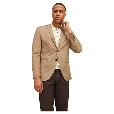 Immagine di Jack &amp; Jones Klassischer Giacca, Uomo, Taglia: 54, Curds whey