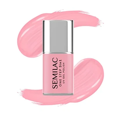 Immagine di Semilac One Step 3 in 1 smalto UV S630 rosa francese 7 ml