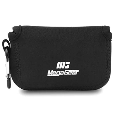 Immagine di MegaGear MG1475 Panasonic Lumix DC TS7/FT7 Ultra Light Custodia in Neoprene per Fotocamera (Nero)