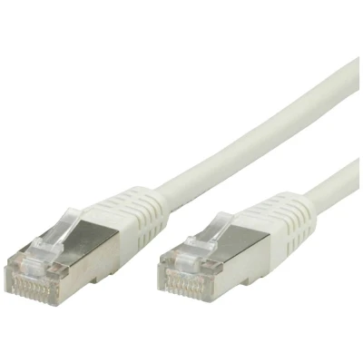 Immagine di Value 21.99.0115 RJ45 cavo di rete, patch CAT 5e F/UTP 15.00 m Grigio 1 pz.