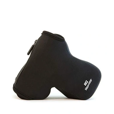 Immagine di MegaGear MG088 Custodia in Neoprene per Nikon D3500, D3300, D3400, D5100, D5200, D5300, D5500, D5600 (18 55 mm), Nero