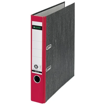 Immagine di Leitz Raccoglitore con Meccanismo a Leva 180 Recycle, Formato Commerciale, Dorso 5.2 cm, Rosso, 10505025