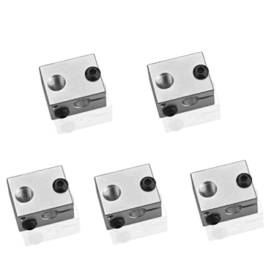 Immagine di Fasizi blocco riscaldante in alluminio 5PCS V6 per stampante 3D