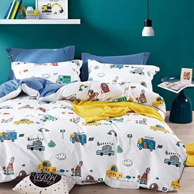 Immagine di KEAYOO Biancheria da Letto per Bambini,100% Cotone, Copripiumino 100 x 135CM+Federa 60 40CM (NUMMBER)