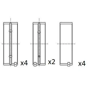 Immagine di FAI AutoParts BM1043 STD Cuscinetto albero a gomito FORD: C Max, Focus 2