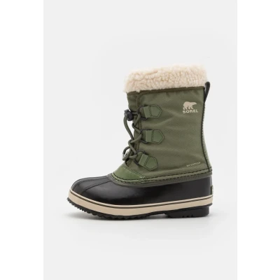 Immagine di Sorel YOOT PAC WP Unisex Stivali con i lacci per bambini, Taglia: 37, Hiker green Tessuto / sintetico