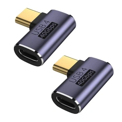 Immagine di AOUZOVLI 2pcs Adattatore Lightning Usb C A 90 Gradi Type To