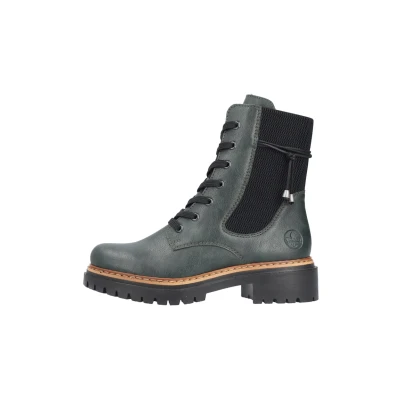 Immagine di Rieker 72637, Stivali Stringati Donna, Verde, 40 EU