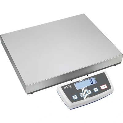 Immagine di Kern DE 150K2DL Bilancia pesa pacchi Portata max. 150 kg Risoluzione 2 g, 5 g rete elettrica, a batteria ricaricabile, Argento