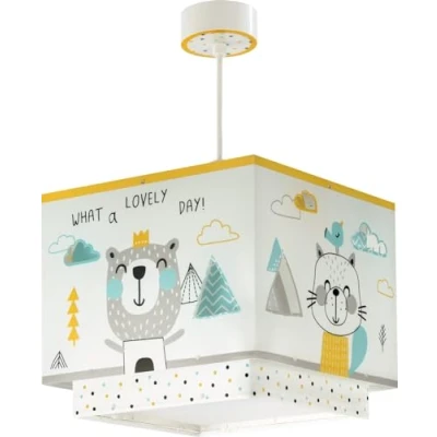 Immagine di Dalber Hello Little lampada bambini ciondolo, multicolore, led no incluida, plastica