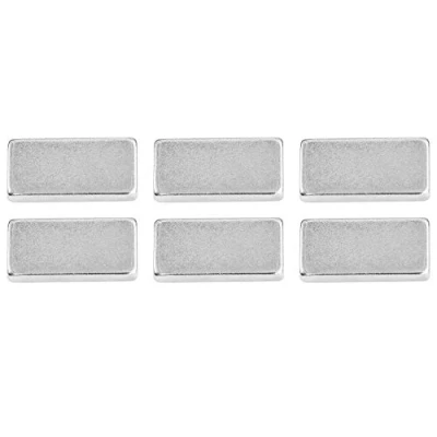 Immagine di Connex DY7100008 MTS Magnete Calamite al neodimio, Forma Quadrata, Forza Adesiva 4 kg, Confezione, 0, 20 x 10 3 mm (6 Stück), 6 unità