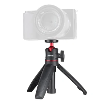 Immagine di treppiede compatto ULANZI MT 08 da viaggio portatile mini con vite 1/4&quot;, piccolo compatibile Sony ZV1/ RX100 VII/ RX1R II, Canon G7X Mark, Fujifilm X100V, Leica Q2