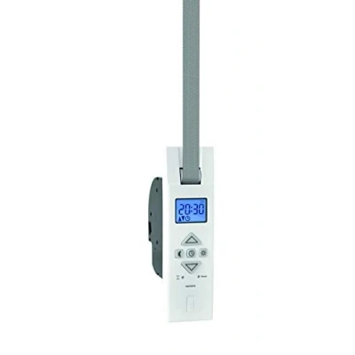 Immagine di Matofix Pro Avvolgitore elettrico per cinghia da 17 23 mm, portata a incasso, fino 45 kg, tempi di guida fissi, display incluso spina alimentazione