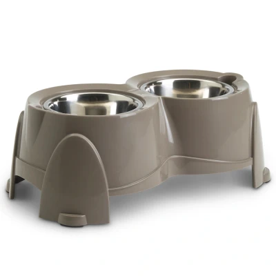 Immagine di Supporto doppia ciotola Savic Ergo Feeder 2 x 850 ml, Ø 15,5 cm, H 18,5 cm