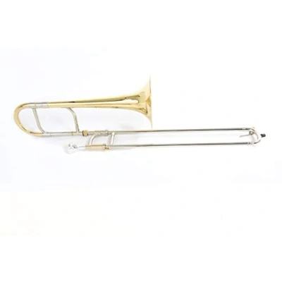 Immagine di Roy Benson Eb Alt Trombone AT 201 (campana in ottone pregiato, slide alpacca, custodia leggera e sagomata, con set di zaini, per musicisti esigenti, peso: circa 0,95 kg)